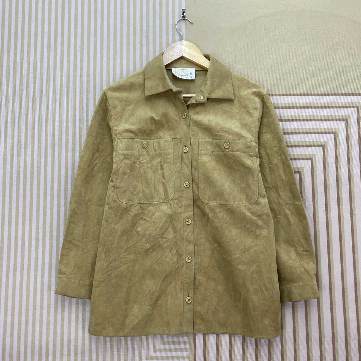 Longchamp 🫶Vintage Long Champ Shirt Button Up Set skirt Size M / US 6-8 / IT 42-44 - 2 Thumbnail