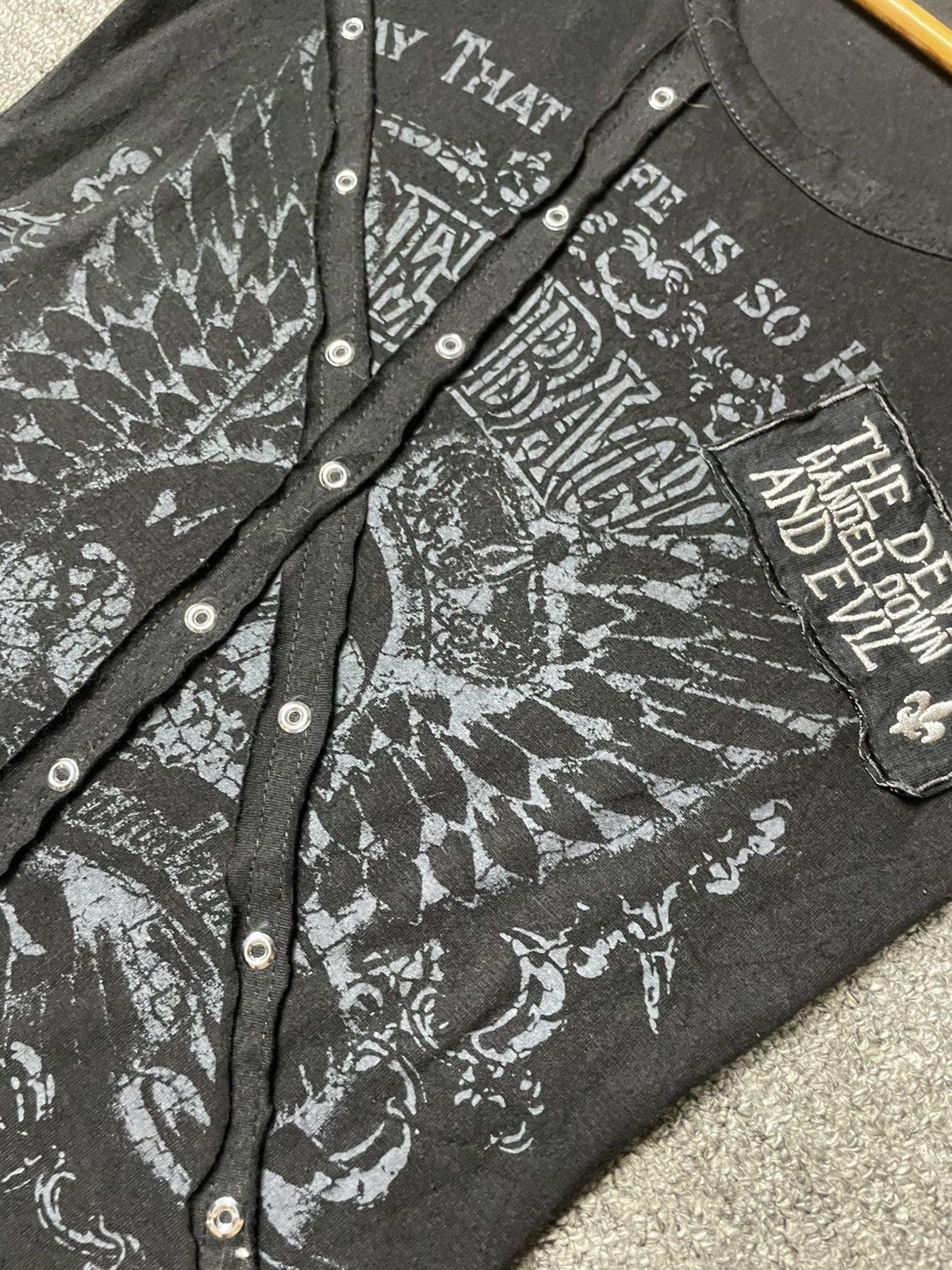 Japanese Brand × Seditionaries × Vintage M.K.R Goth Punk Affliction Tshirt (115) Size US M / EU 48-50 / 2 - 7 Thumbnail