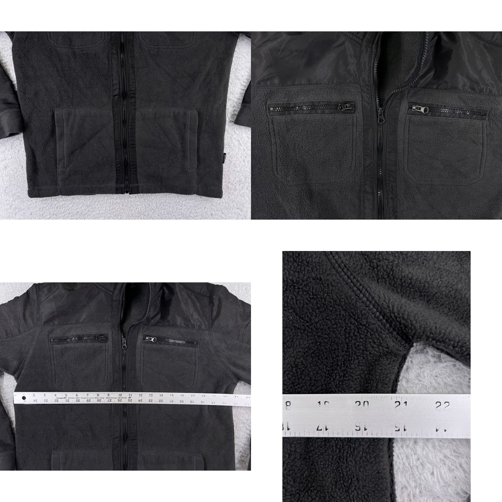 Beverly Hills Polo Club VINTAGE BEAVER HILLS POLO CLUB JACKET Men Small Gray Full Zip Mock Neck Polyester Fleece Size US S / EU 44-46 / 1 - 8 Thumbnail