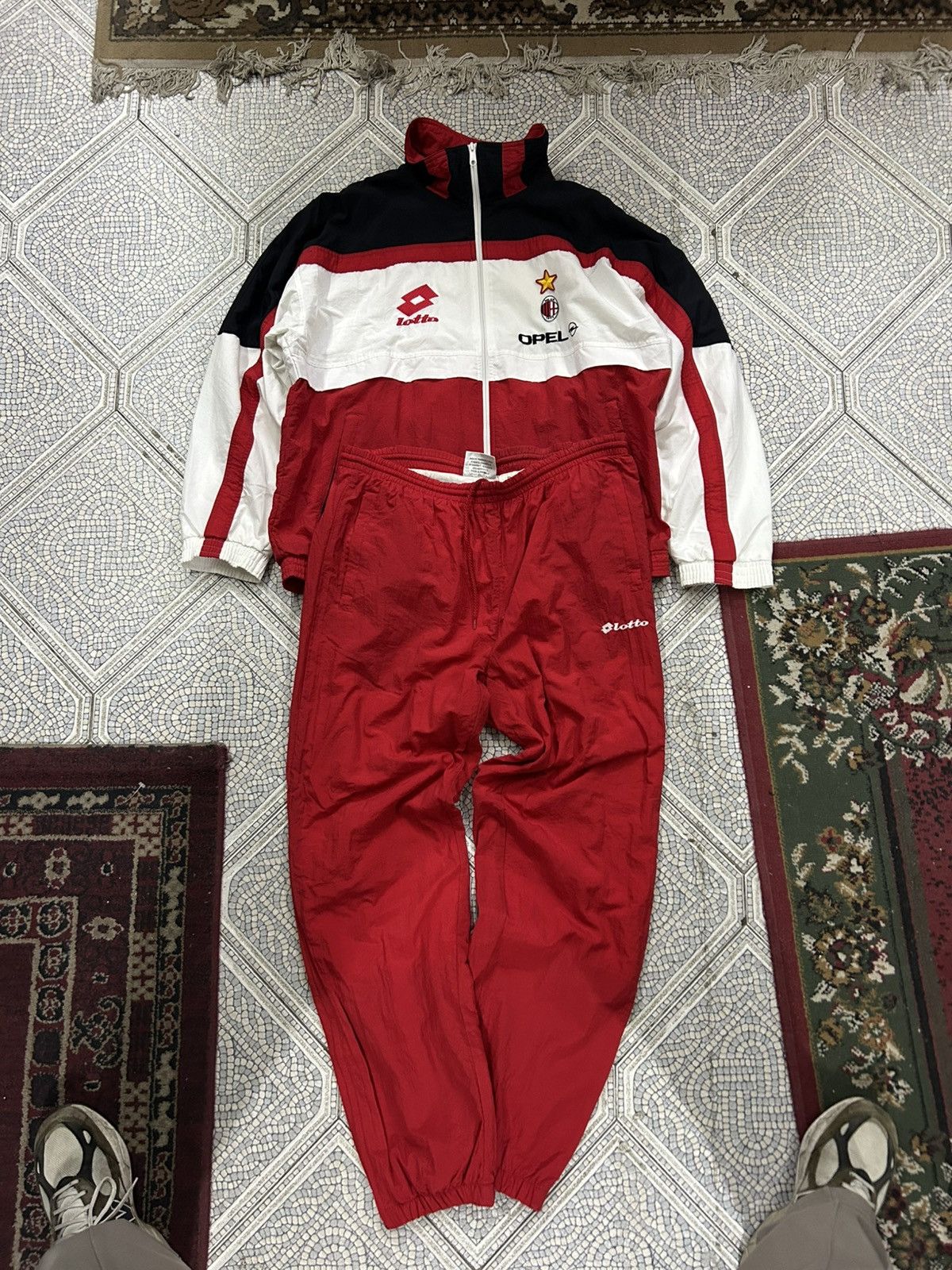 Lotto Sport AC MILAN 1995 tracksuit vintage Size US XXL / EU 58 / 5 - 1 Thumbnail