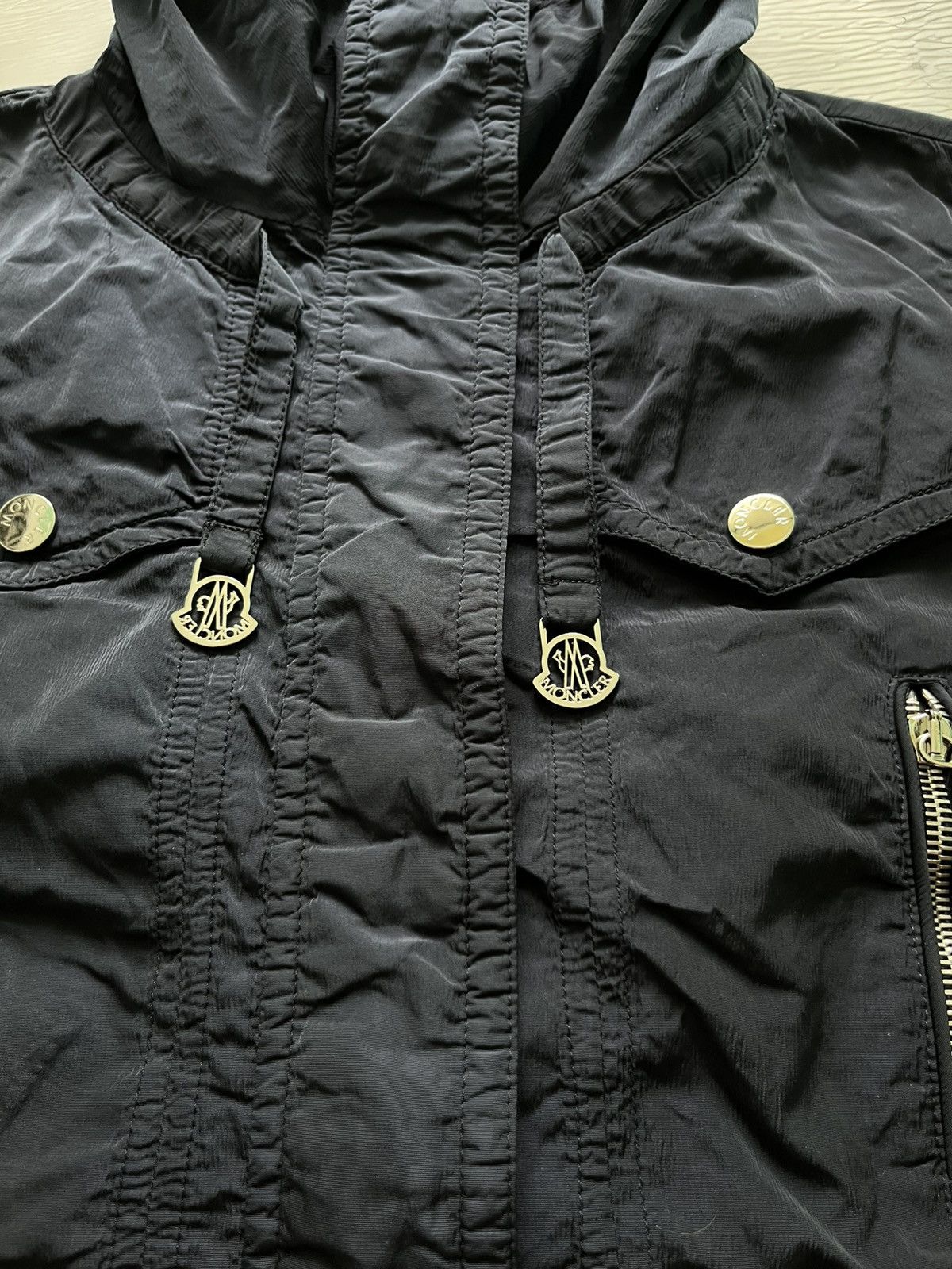 Moncler MONCLER JODELLE Shimmer Jacket Windbreaker Giubbotto Size M / US 6-8 / IT 42-44 - 4 Thumbnail