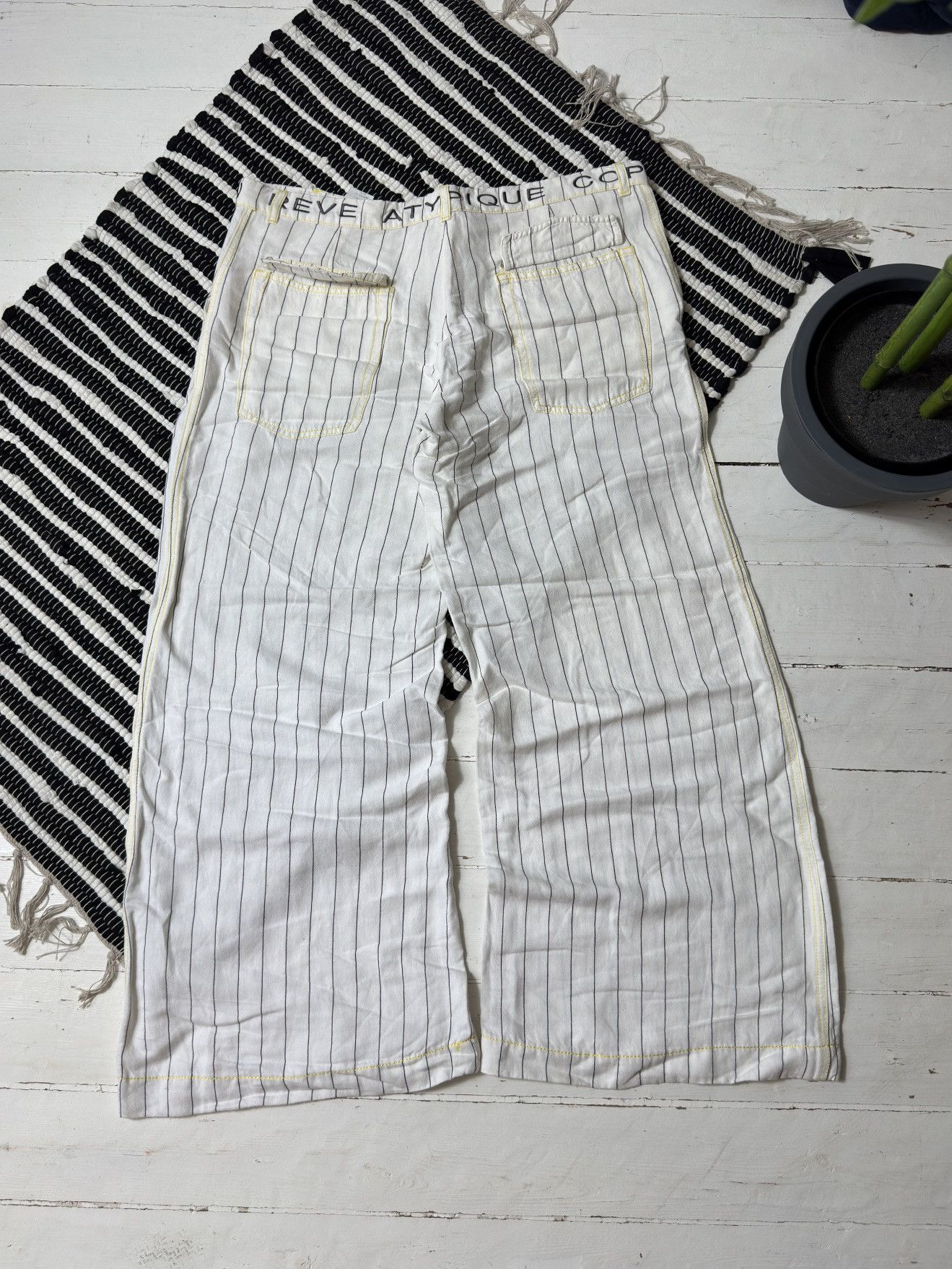 Cop Copine VINTAGE COP.COPINE 2000s IN STRIPES PALAZZO Size 28" / US 6 / IT 42 - 9 Thumbnail