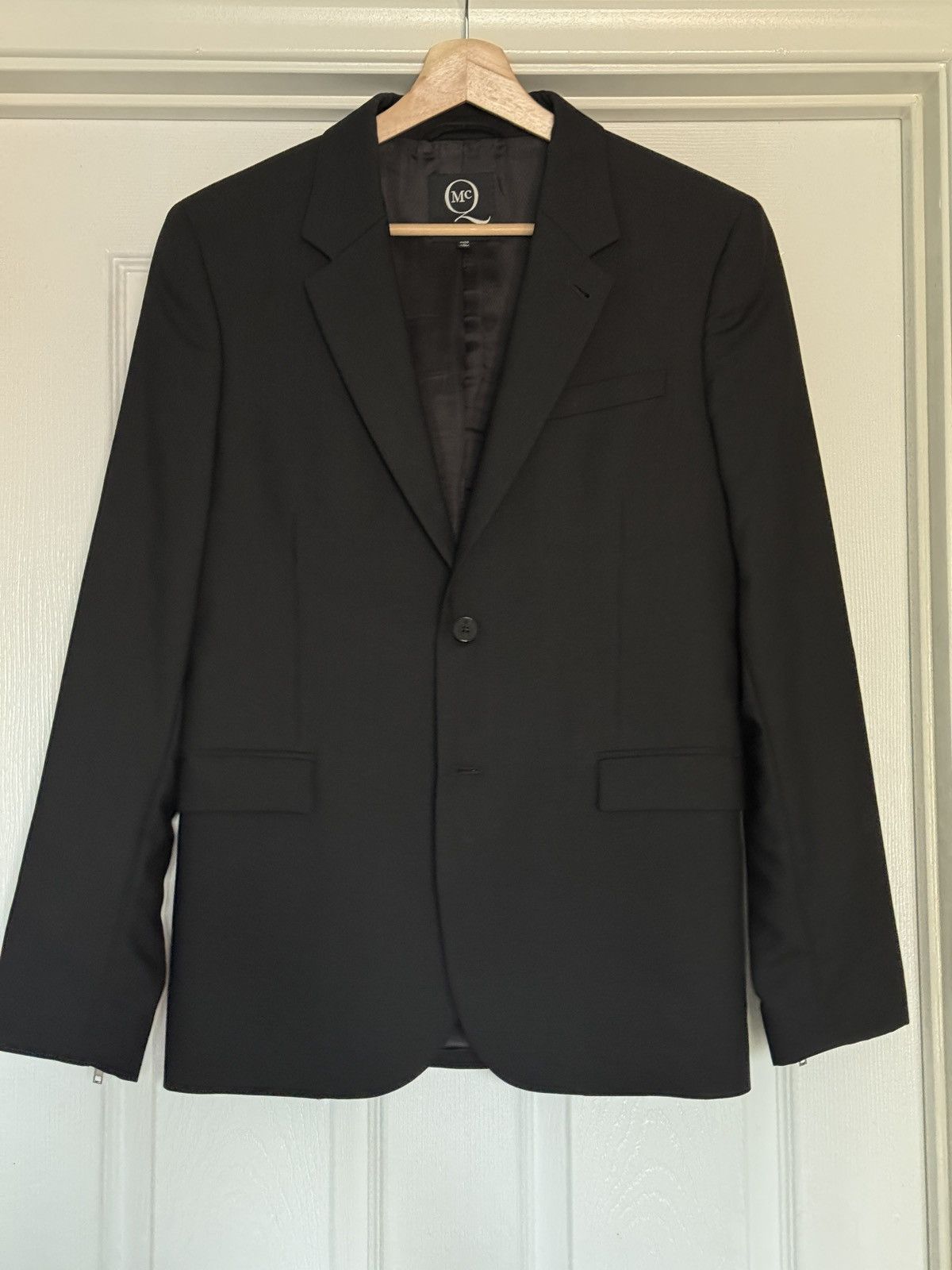 McQ Alexander McQueen Zipper Sleeve Blazer Size 36R - 2 Thumbnail