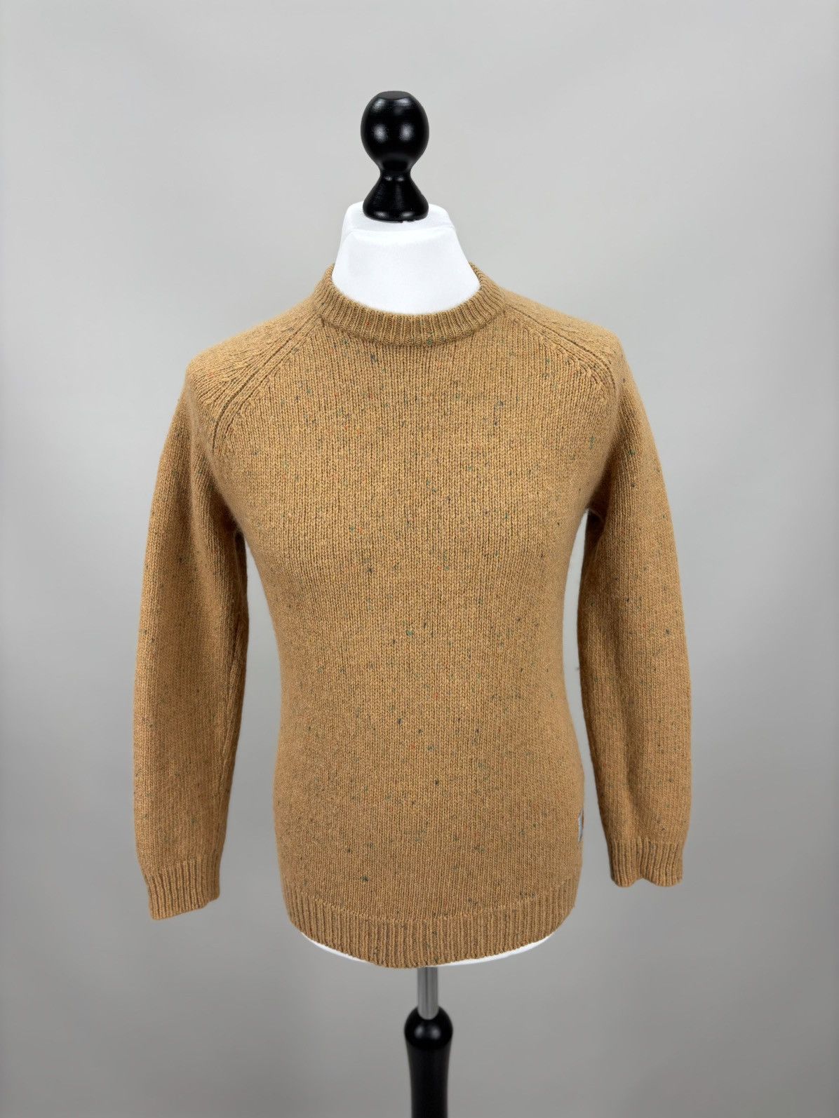 Carhartt Mens sweater Carhartt Anglistic Size S Color Brown Size US S / EU 44-46 / 1 - 2 Thumbnail
