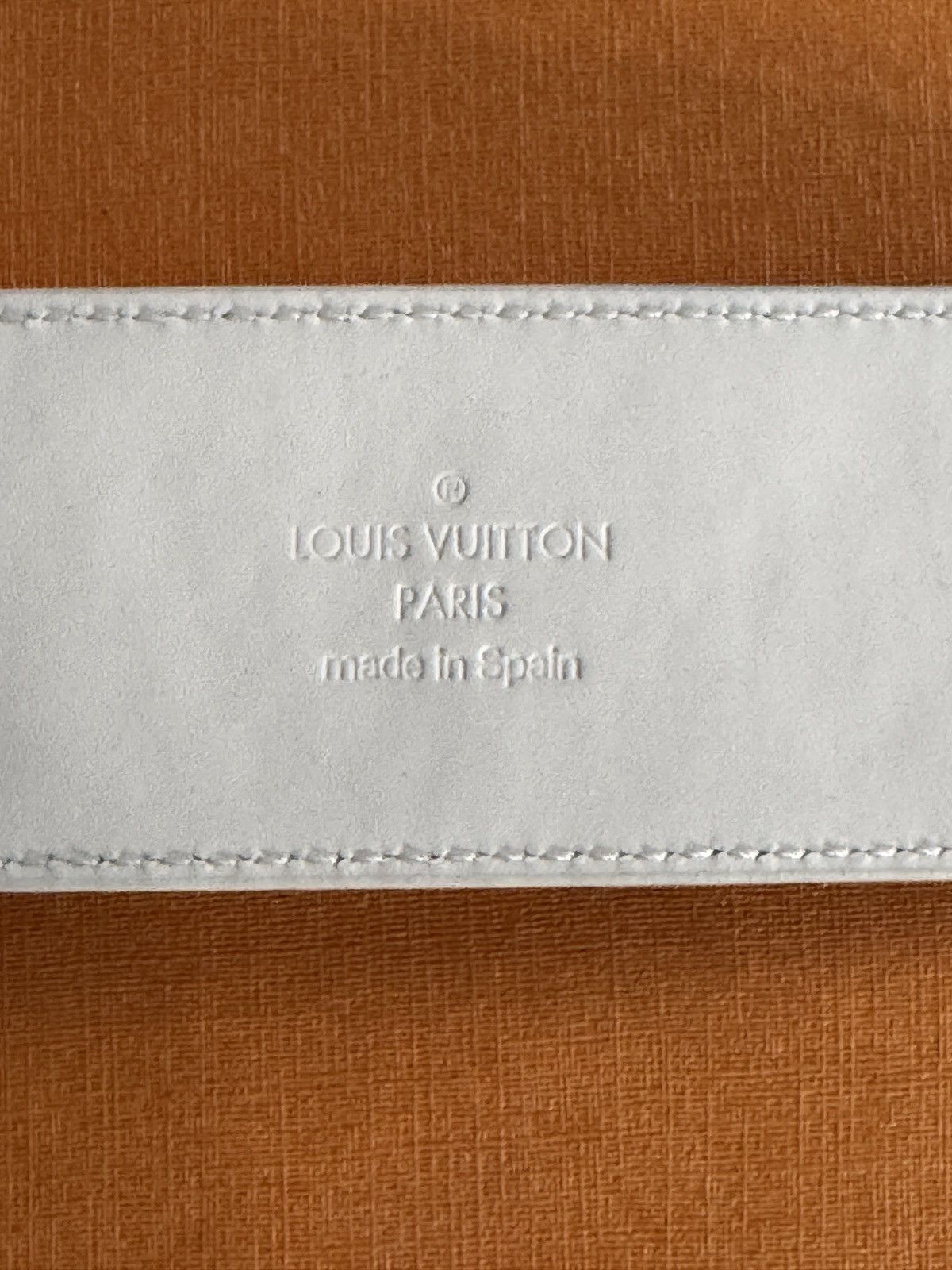 Louis Vuitton LOUIS VUITTON LV SHAPE BELT MONOGRAM 40MM PRISM Size 38 - 3 Thumbnail
