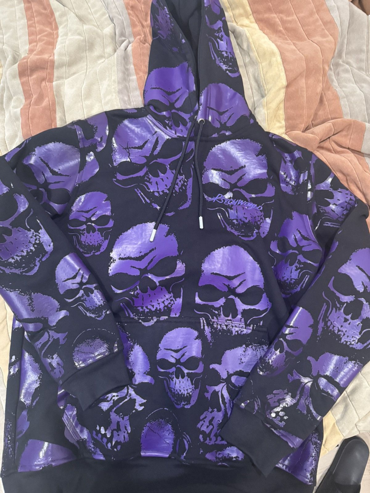 Psychworld Psychworld Purple Skull Hoodie Size US L / EU 52-54 / 3 - 1 Thumbnail