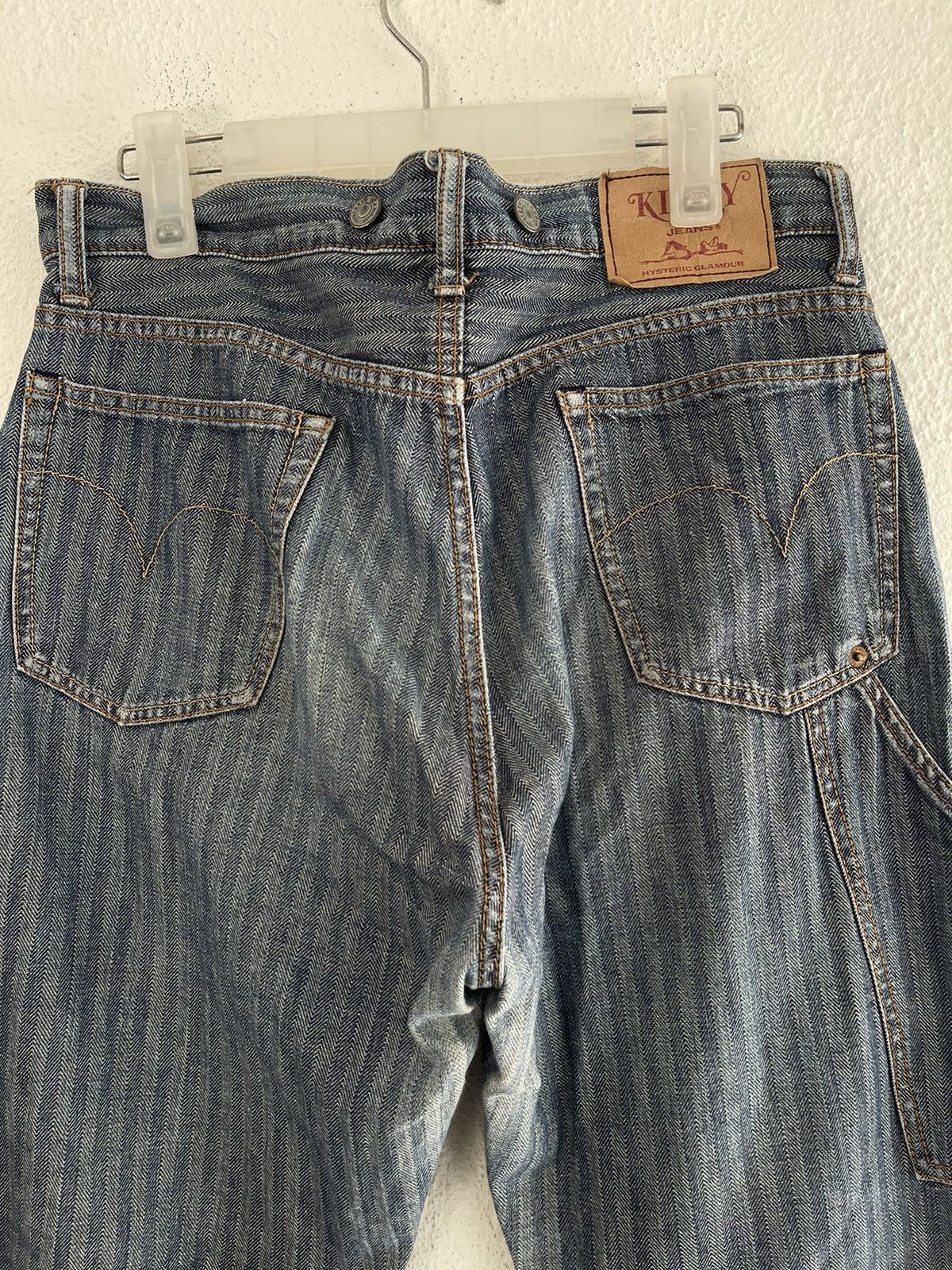 Hysteric Glamour Hysteric Glamour Kinky Hickory Carpenter Denim Frayed Hem Size US 33 - 5 Thumbnail