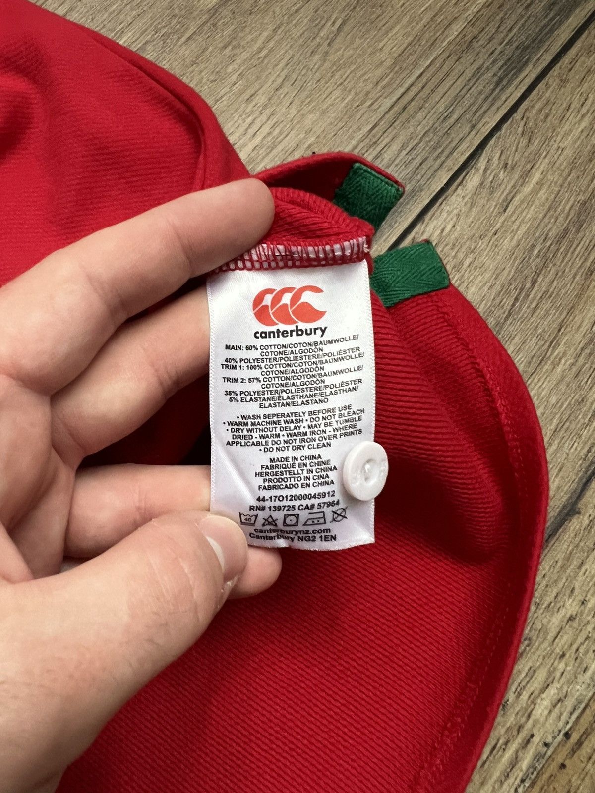 Canterbury of New Zealand Canterbury British & Irish Lions Rugby Polo Shirt Size US L / EU 52-54 / 3 - 6 Thumbnail