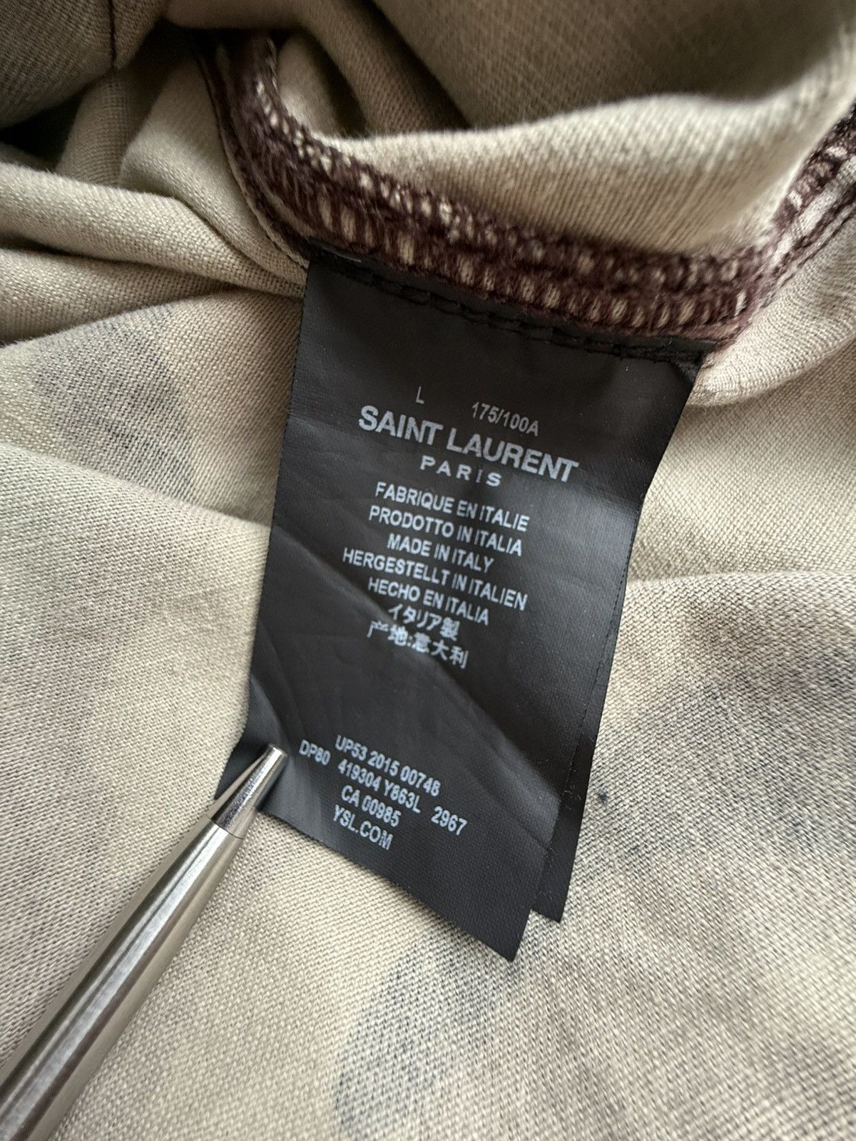 Saint Laurent Paris SS16 Saint Laurent camo yeah baby jacket Hedi Slimane L surf Size US L / EU 52-54 / 3 - 23 Thumbnail