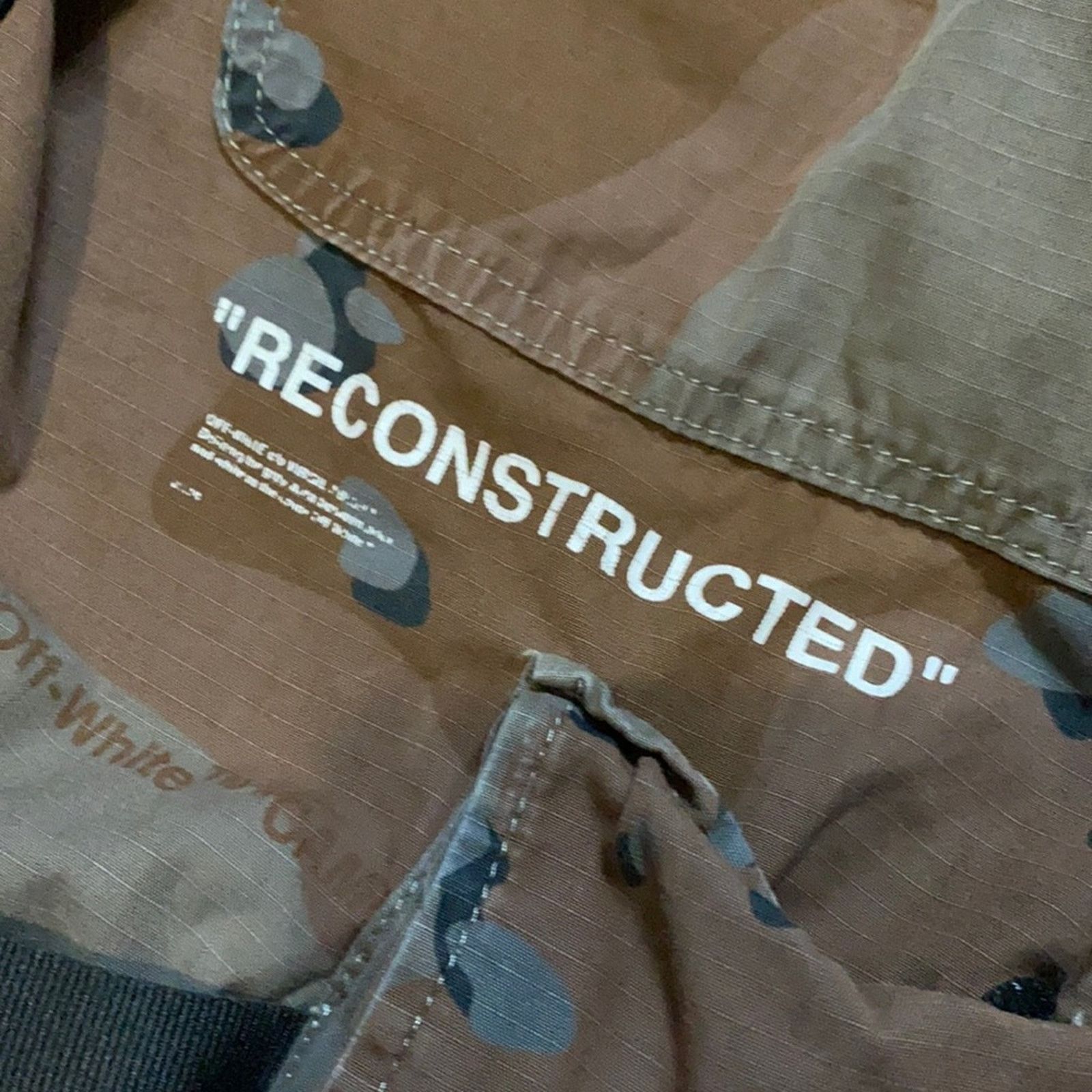 Off-White Off-White Camouflage Cargo Jogger Pants Size US 31 - 3 Thumbnail