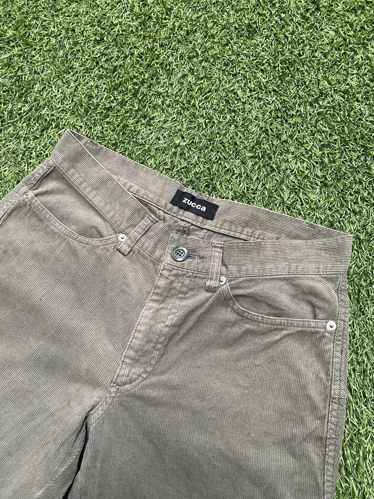 CABANE de ZUCCa × Issey Miyake × Zucca Vintage Zucca Issey Miyake Corduroy Pants Size US 30 / EU 46 - 3 Thumbnail