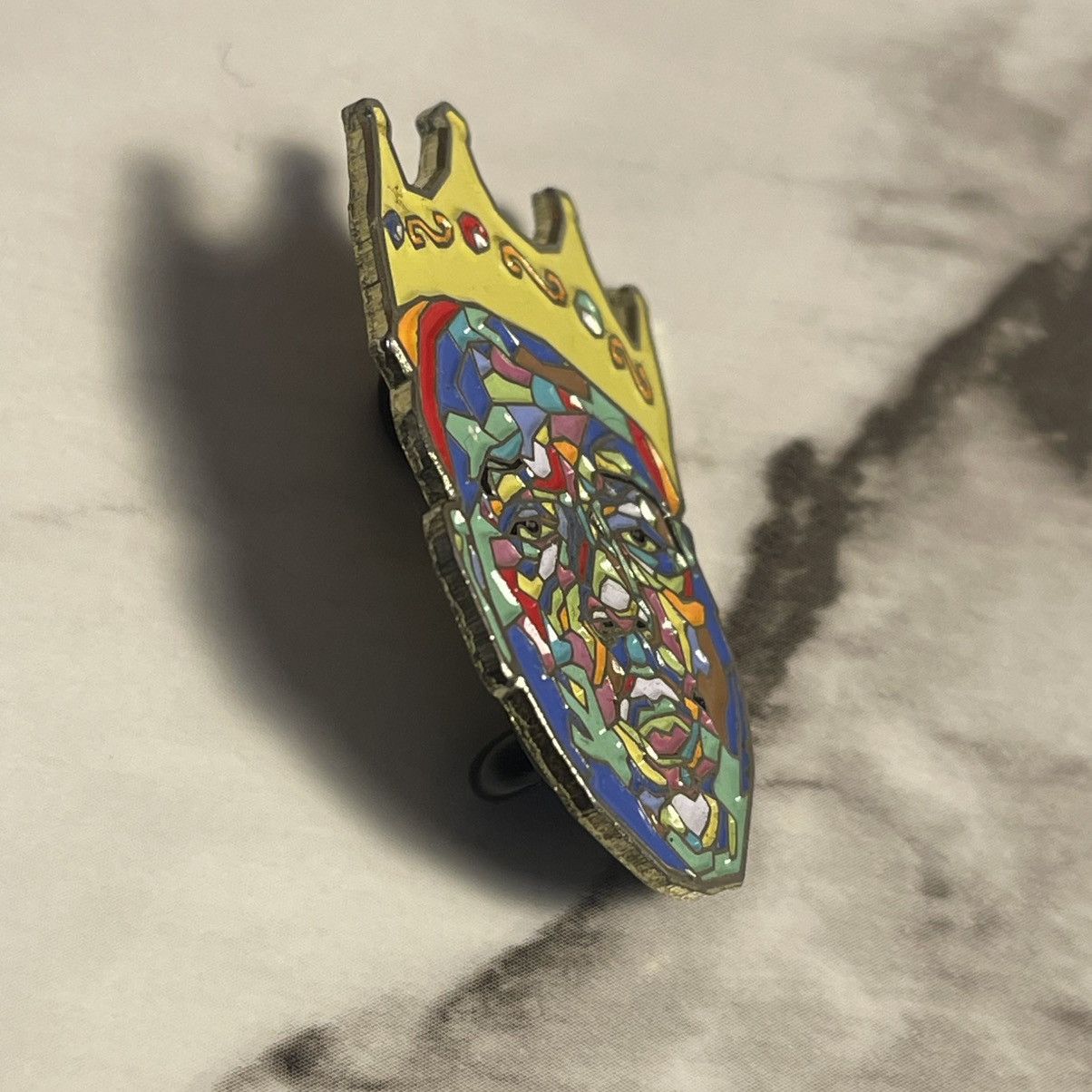 Zumiez MOSAIC BIGGIE SMALLS ENAMEL PIN Size ONE SIZE - 4 Thumbnail