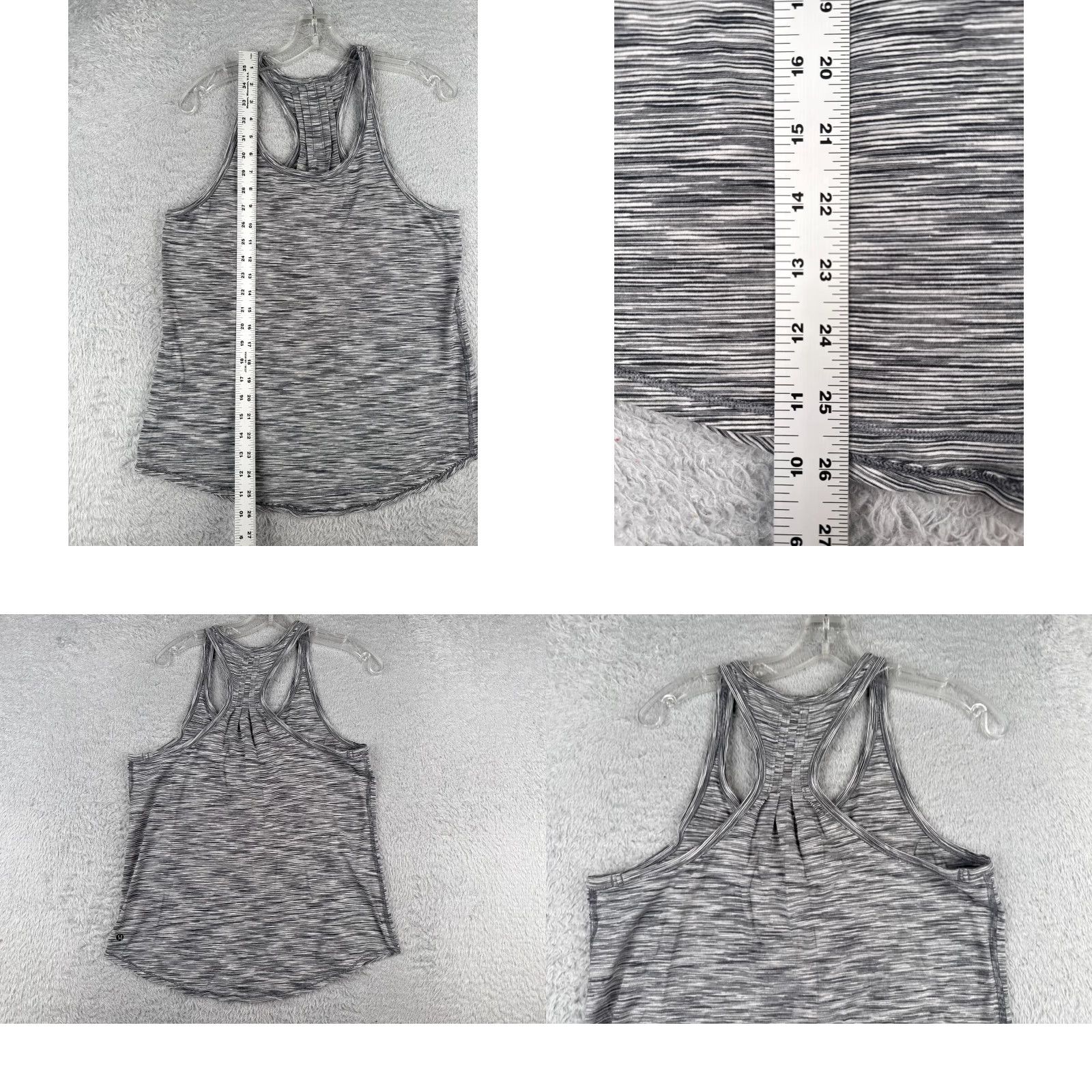 Lululemon Lululemon Shirt 8 Gray Sleeveless Racerback Tank Top Gym Yoga Workout Casual Workwear Women Vintage No Size M / US 6-8 / IT 42-44 - 8 Thumbnail