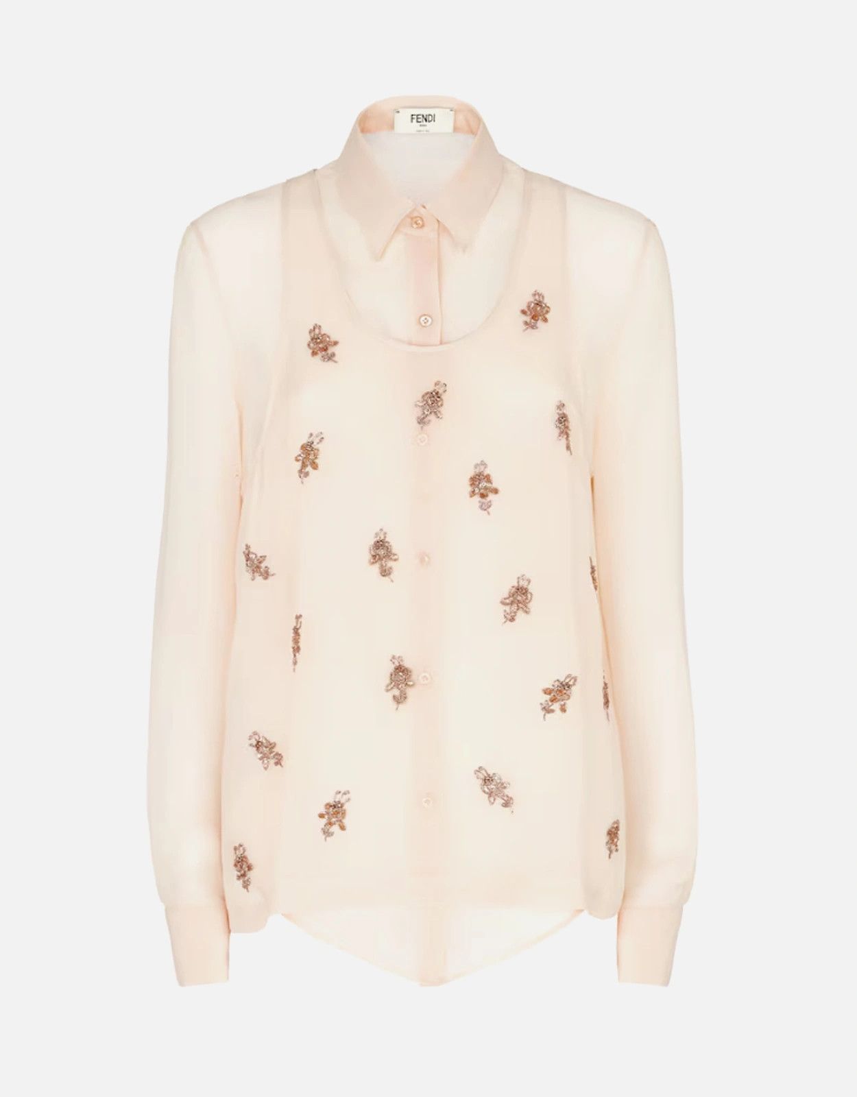 Fendi o1s1wg110526 Top in Pink Size XL / US 12-14 / IT 48-50 - 2 Thumbnail