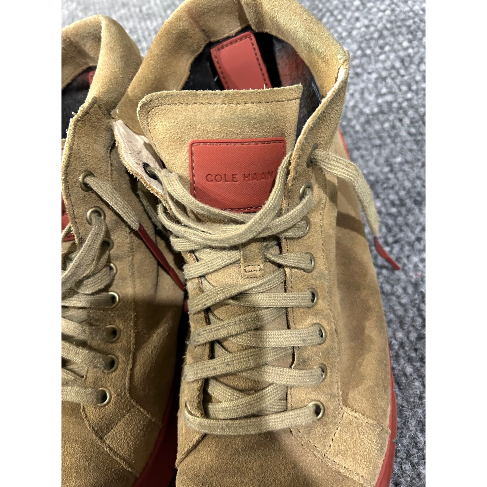 Cole Haan Cole Haan Boots Mens 10 Brown Waterproof Lace Up Casual Chukka Rubber Outsole Leather Upper Winter Spring Summer Fall Mens Size US 10 / EU 43 - 4 Thumbnail