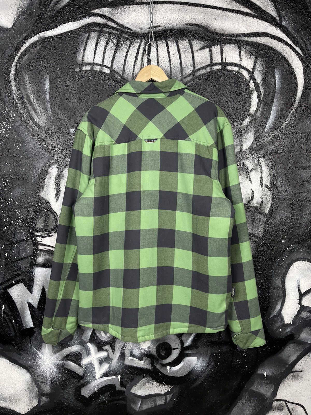 SALEWA Salewa Polarlite Outdoor Plaid Green Fleece Overshoot Jacket Men’s Size XXL Size US XXL / EU 58 / 5 - 14 Thumbnail