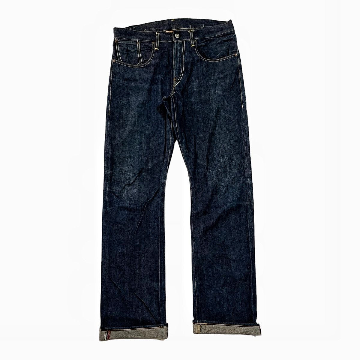 Japanese Brand Canton Overalls & Co Denim Work Pants With Buckle Back Size US 34 / EU 50 - 1 Thumbnail