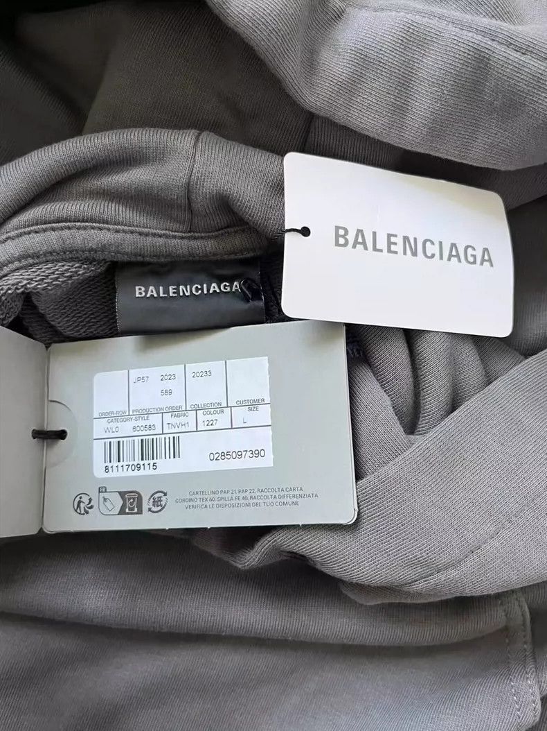 Balenciaga Balenciaga Logo Long Sleeve Hoodie Sweatshirt-2506 Size US L / EU 52-54 / 3 - 5 Thumbnail