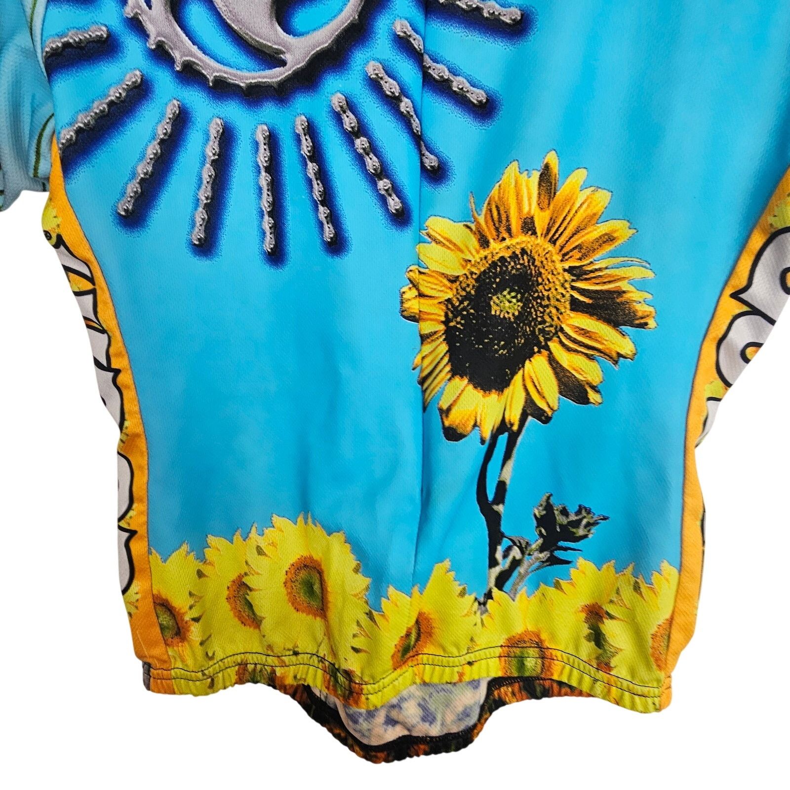 130 World World Jerseys Womens Sunflower Bike Shirt Size L Cycling Size L / US 10 / IT 46 - 3 Thumbnail