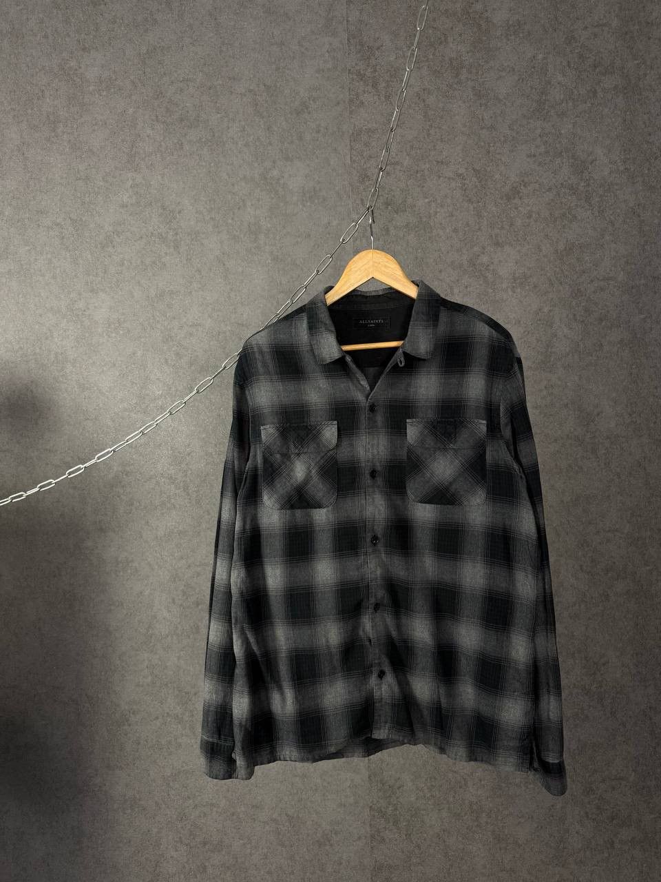 Allsaints Allsaints designer flannel shirt Size US L / EU 52-54 / 3 - 1 Thumbnail