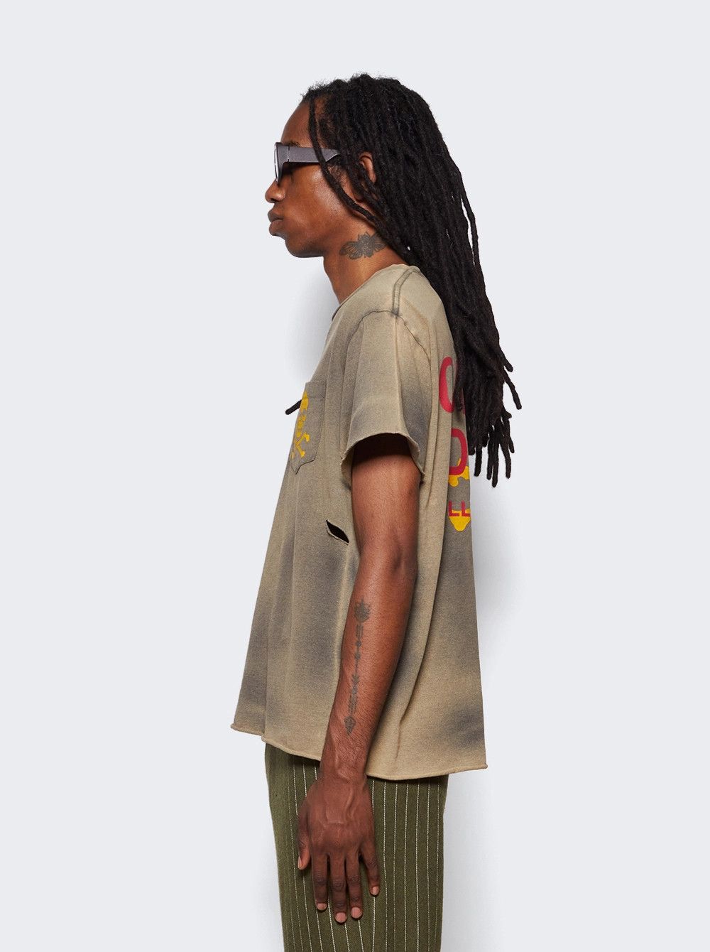 Gallery Dept. o1gr1nt0426 Zip T-Shirt in Black Size US XS / EU 42 / 0 - 4 Thumbnail