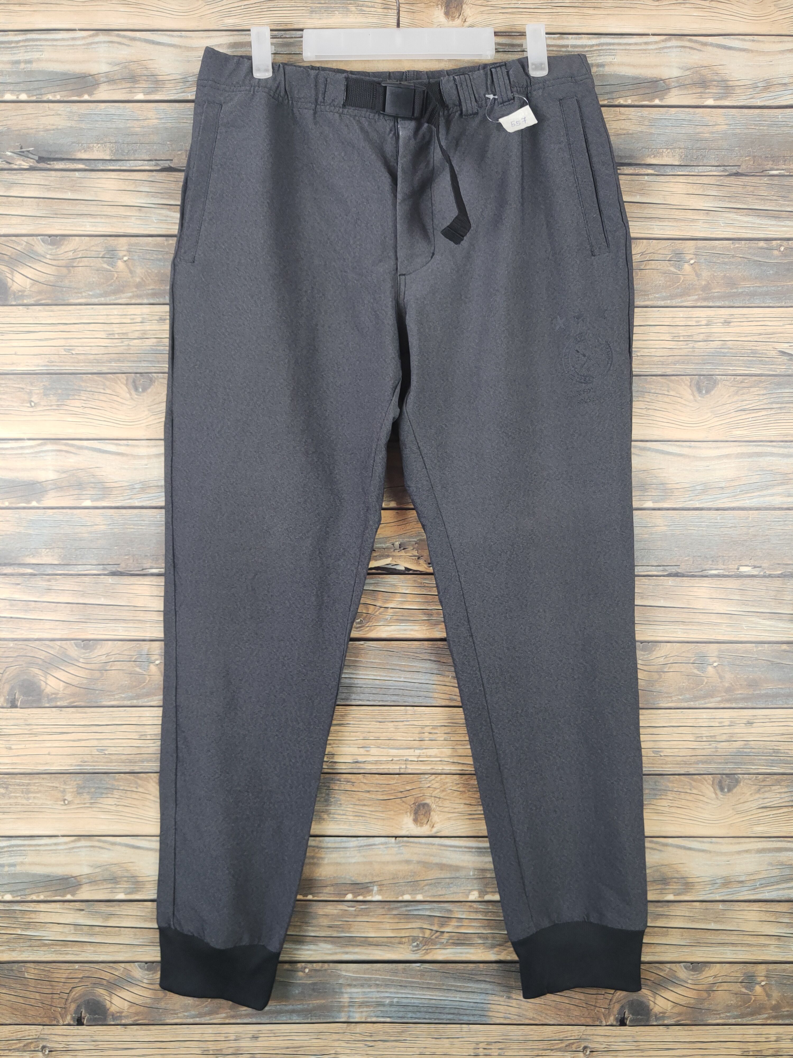 Japanese Brand DL Duarig futsal Black Multipocket Joggers #557 Size US 32 / EU 48 - 1 Thumbnail