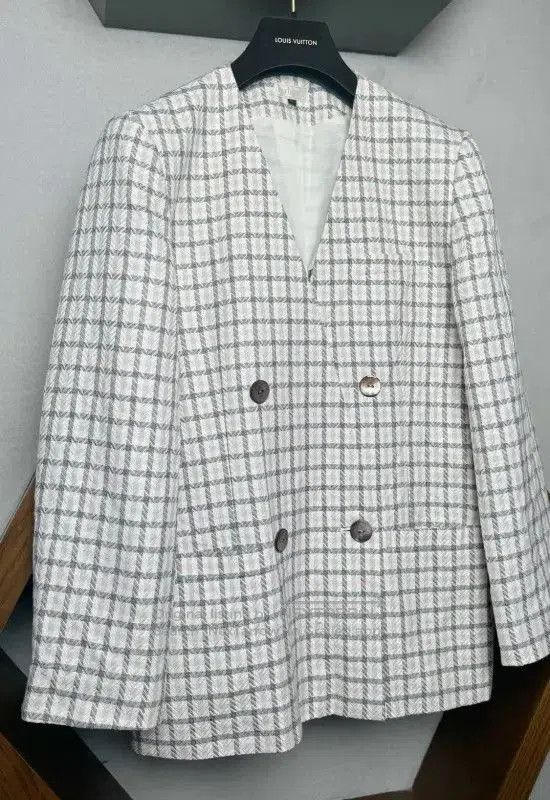 Burberry Burberry Colorblock Wool Blend Women's Trench Coat. Size XXS / US 00 / IT 34 - 7 Thumbnail
