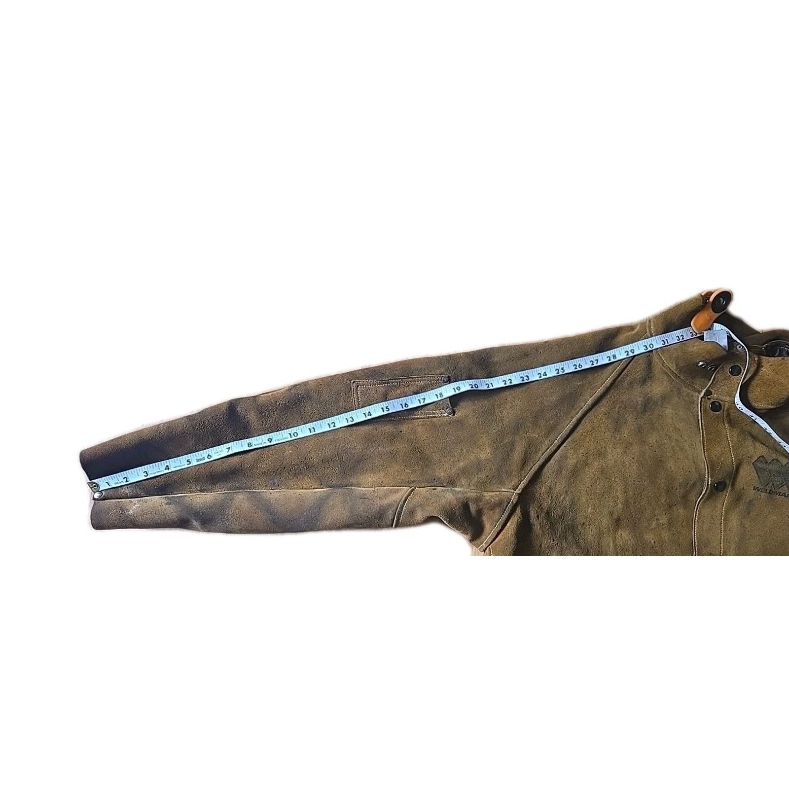 Carhartt Weldmark Flame Retardant Cowhide Leather Welding Jacket Size L / US 10 / IT 46 - 11 Thumbnail
