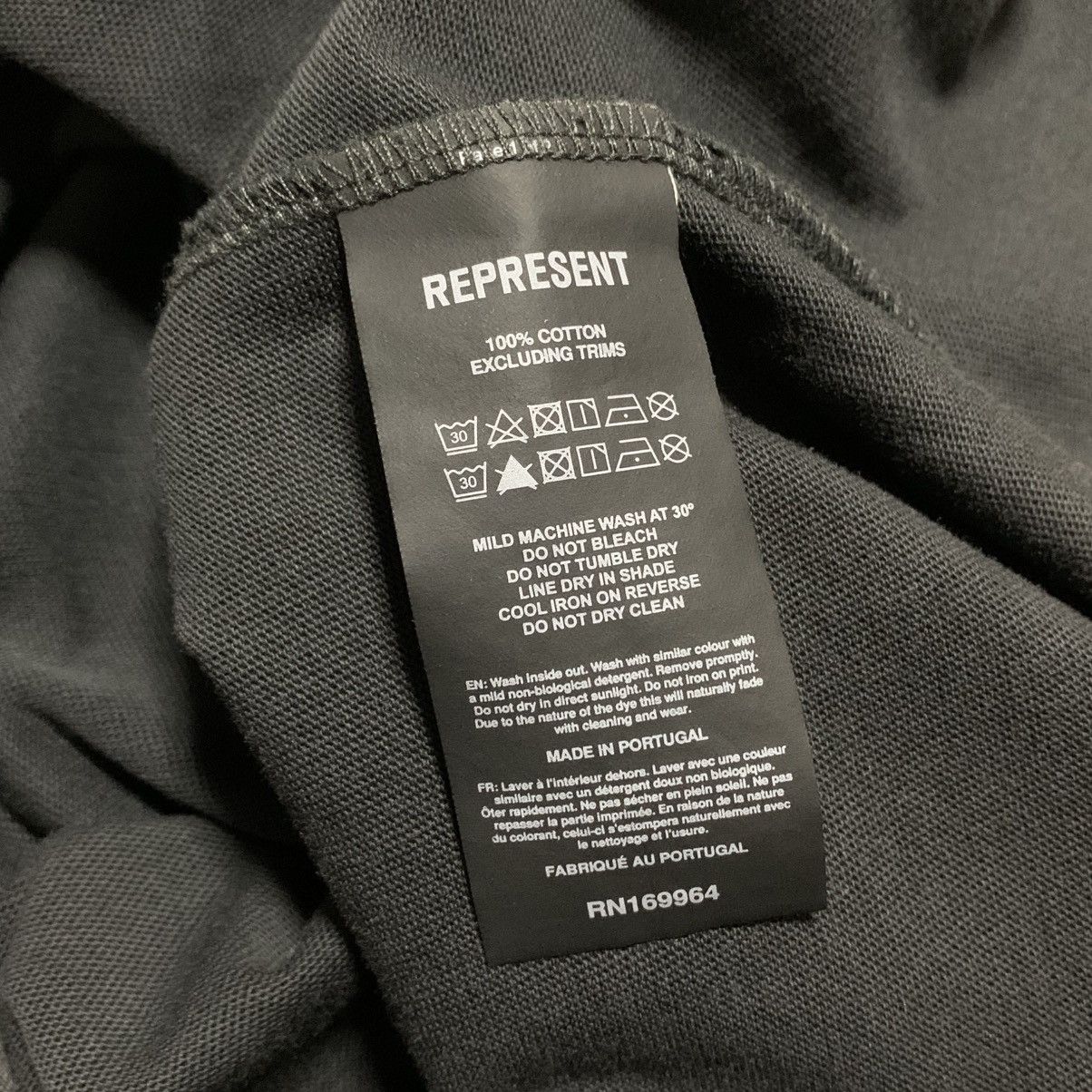 Represent Clo. Represent Small Destructive Appetite Grey Tee Crocodile Size US S / EU 44-46 / 1 - 8 Thumbnail