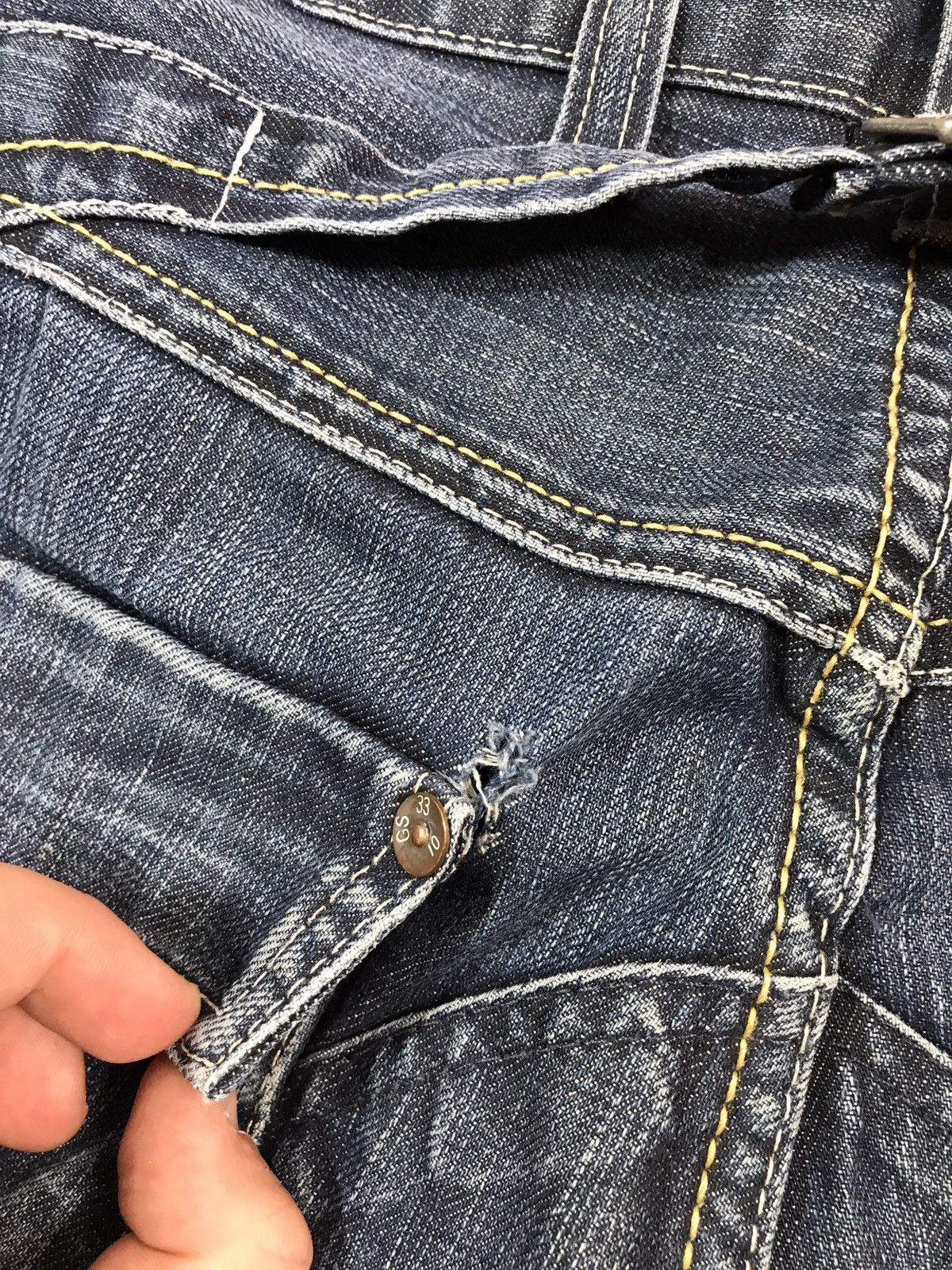 G-Star Vintage G Star Raw Elwood 96 Biker Jeans Y2K Size US 32 / EU 48 - 17 Thumbnail