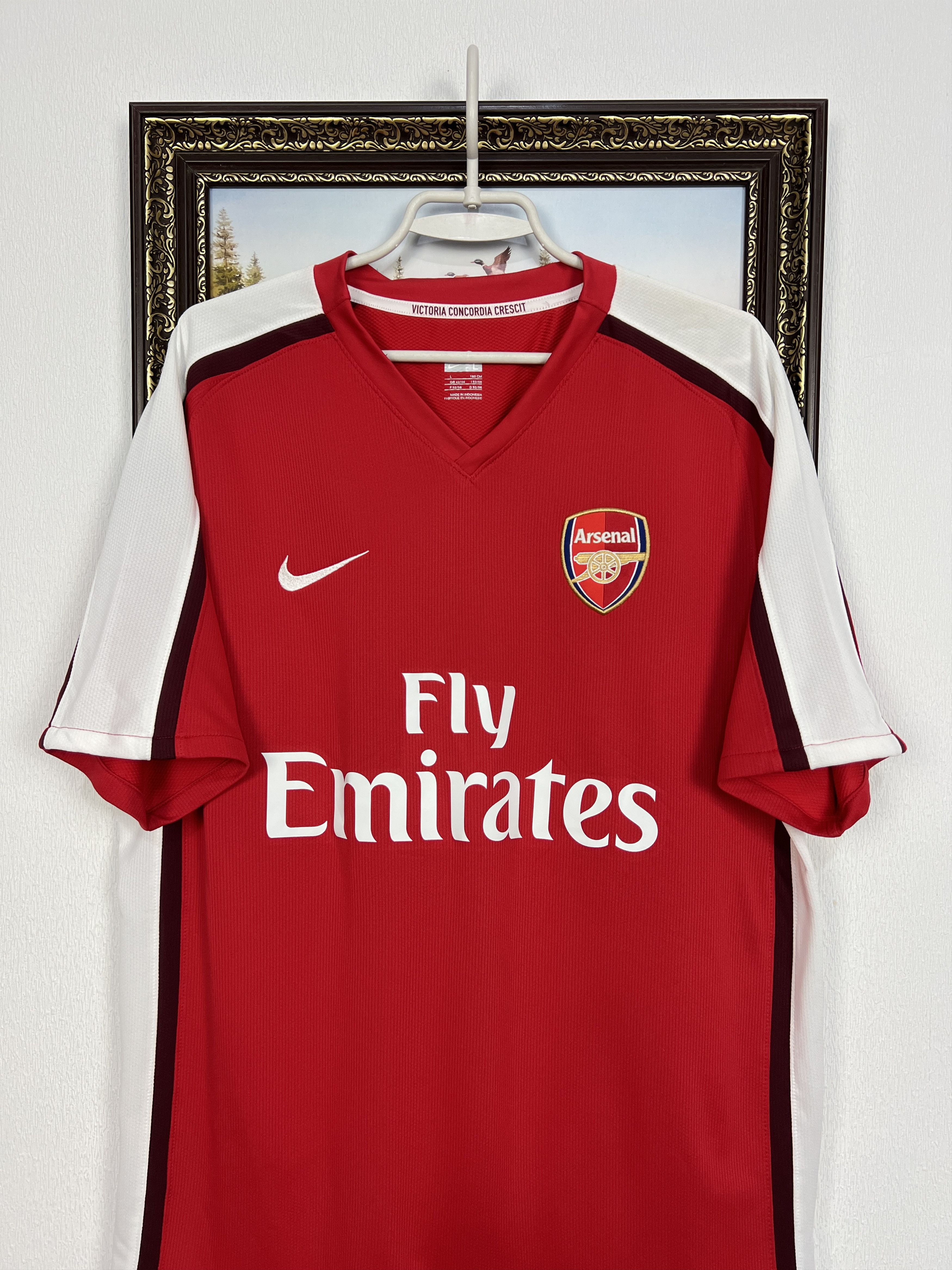 Nike Arsenal Home football shirt 2008 Soccer Nike Jersey Gunners Size US L / EU 52-54 / 3 - 2 Thumbnail