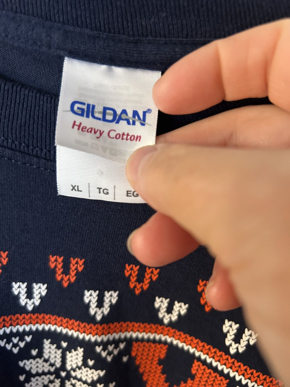 Gildan Tee: uva virginia happy hoolidays college xmas shirt xl Size US XL / EU 56 / 4 - 4 Thumbnail
