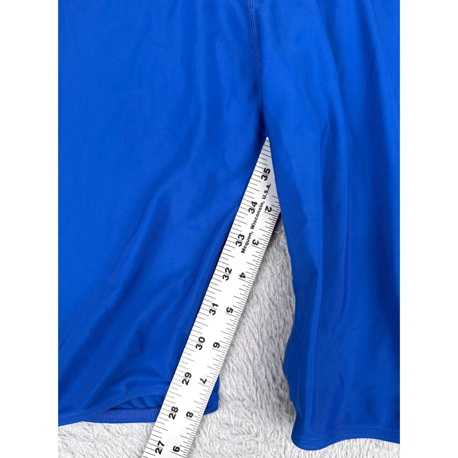Vintage iSwim Jammer Shorts Adult 30 Blue Compression Spandex Blend Polyester Size US 30 / EU 46 - 6 Thumbnail