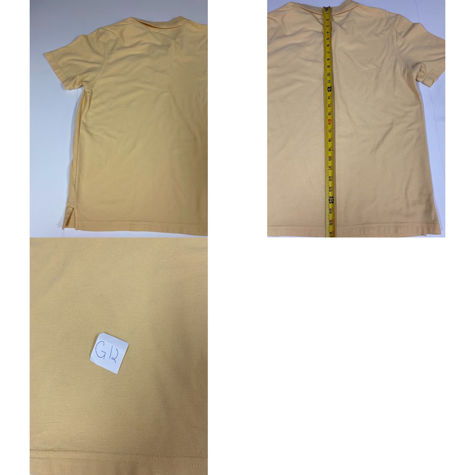 Port Authority Peach State Port Authority Polo Shirt L Mens Short Sleeve Yellow Knit Cotton Regular Button Collar Golf Breathable Solid 2000s Theme American Size US L / EU 52-54 / 3 - 8 Thumbnail