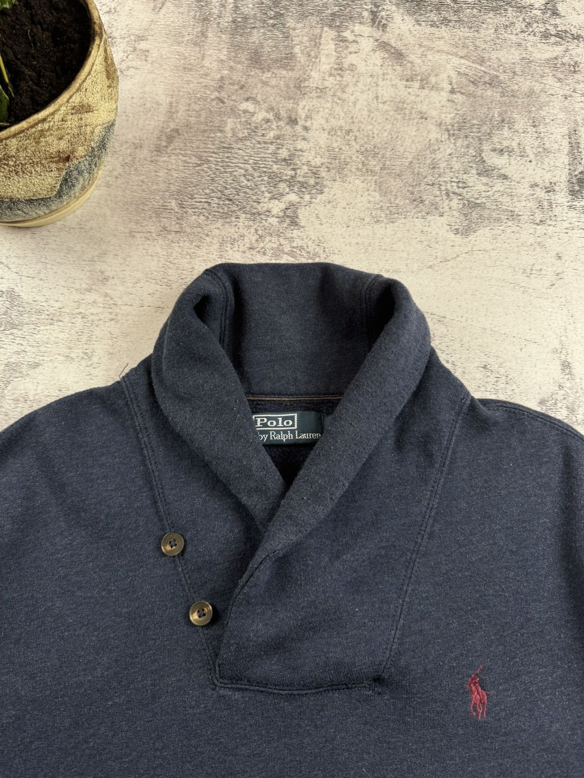 Polo Ralph Lauren Ralph Lauren Cowl Neck Cardigan Collar Sweatshirt Pullover Size US L / EU 52-54 / 3 - 8 Thumbnail