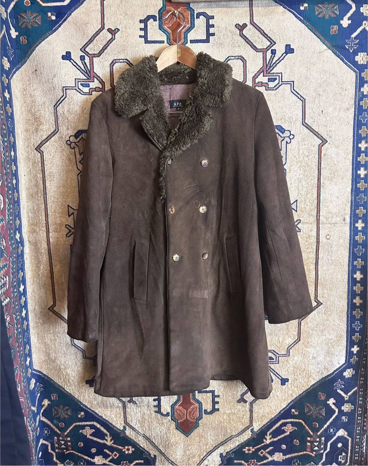 A.P.C. A.P.C full leather long jacket coat Size M / US 6-8 / IT 42-44 - 1 Thumbnail