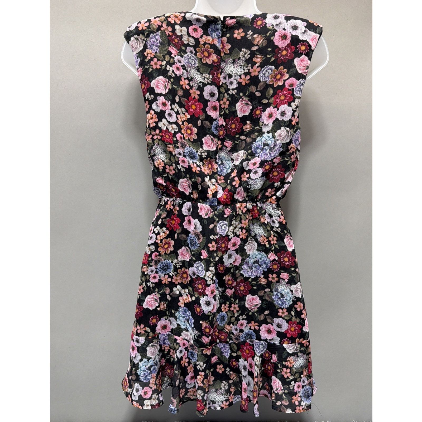 Express Express Conscious Edit Floral Rushed Ruffle fit and flare XS Size S / US 4 / IT 40 - 3 Thumbnail