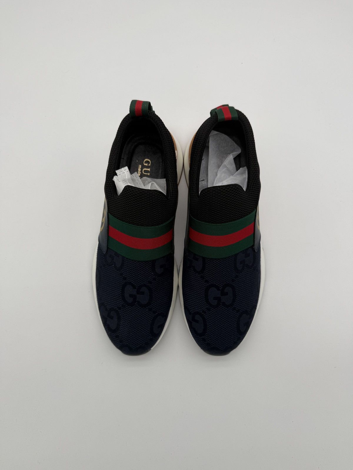 Gucci Gucci Navy Sneakers Size US 9 / IT 39 - 7 Thumbnail