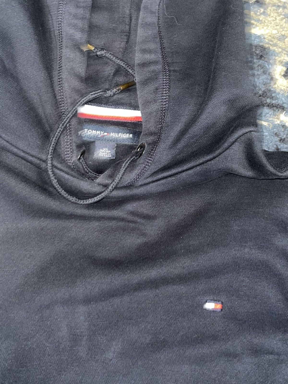 Tommy Hilfiger × Vintage Navy blue hoodie Size US XS / EU 42 / 0 - 3 Thumbnail