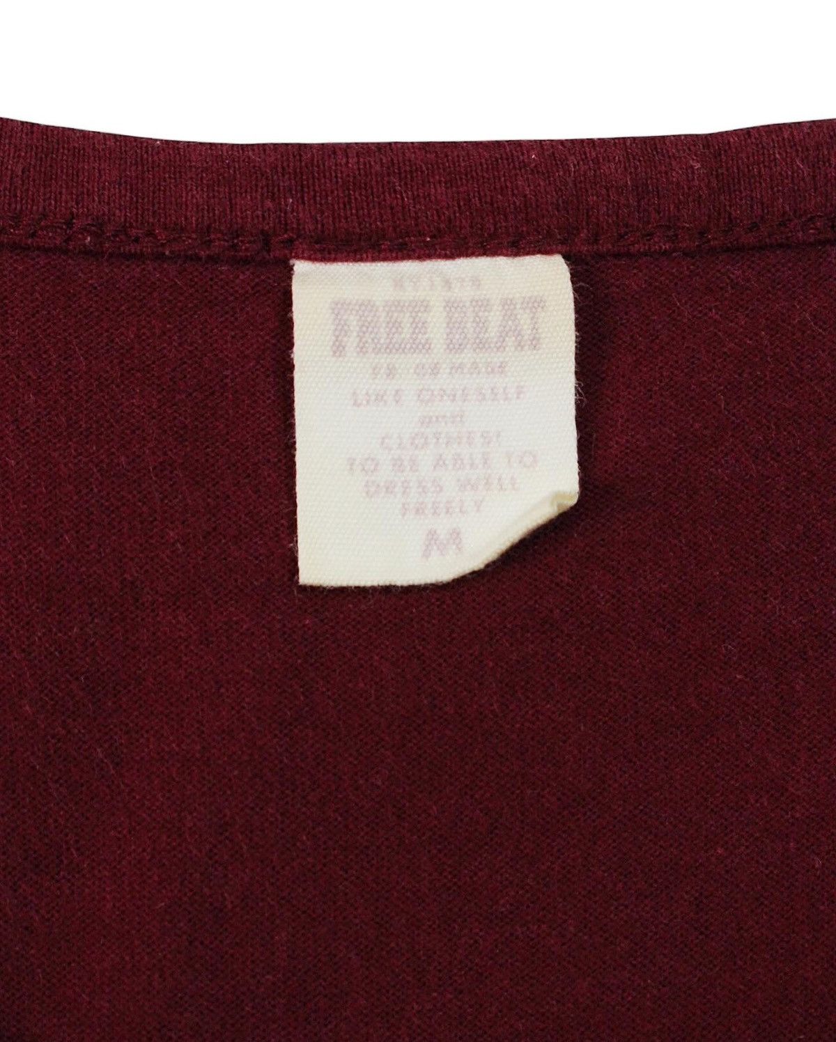 Vintage SS2020 FREE BEAT V NECK TEE Size US M / EU 48-50 / 2 - 3 Thumbnail
