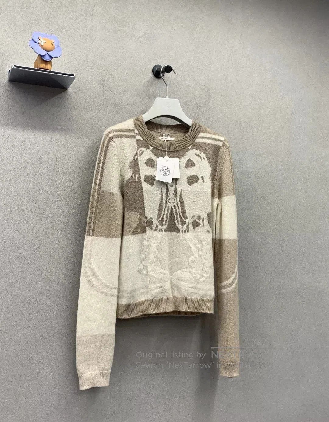Hermes Hermes Linen Cashmere Sweater. Size S / US 4 / IT 40 - 3 Thumbnail
