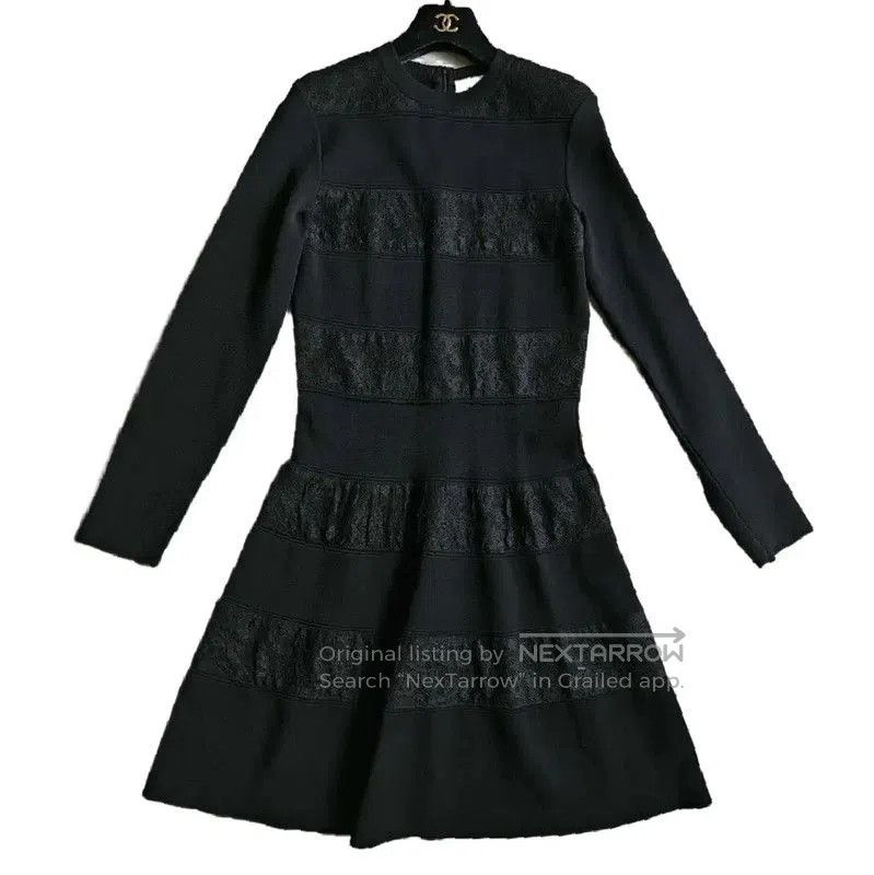 Valentino Valentino Black Long Sleeve Dot Dress . Size S / US 4 / IT 40 - 1 Thumbnail