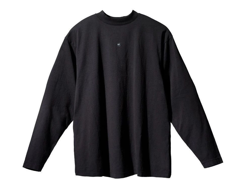 Gap × Yeezy Yeezy x Gap long sleeved logo tee/heavy jersey - size medium Size US M / EU 48-50 / 2 - 1 Thumbnail