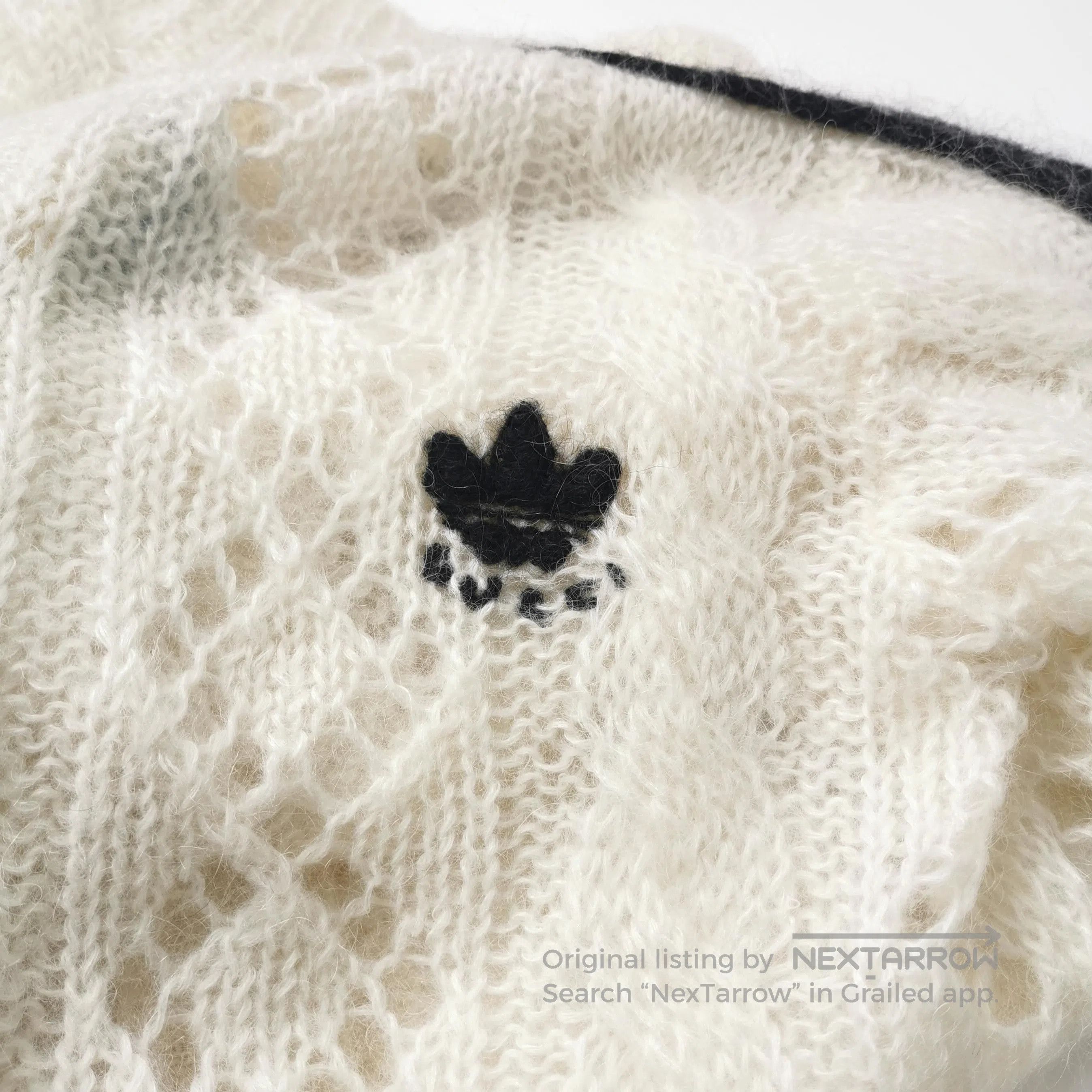 Gucci Gucci x adidas Mohair Wool Blend Cardigan M. Size M / US 6-8 / IT 42-44 - 1 Thumbnail