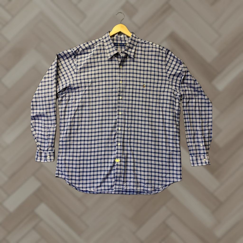 Ralph Lauren RALPH LAUREN Button-Down Shirt Mens XXLT Plaid Classic Long Sleeve Multicolor /162-15 Size US XXL / EU 58 / 5 - 1 Thumbnail