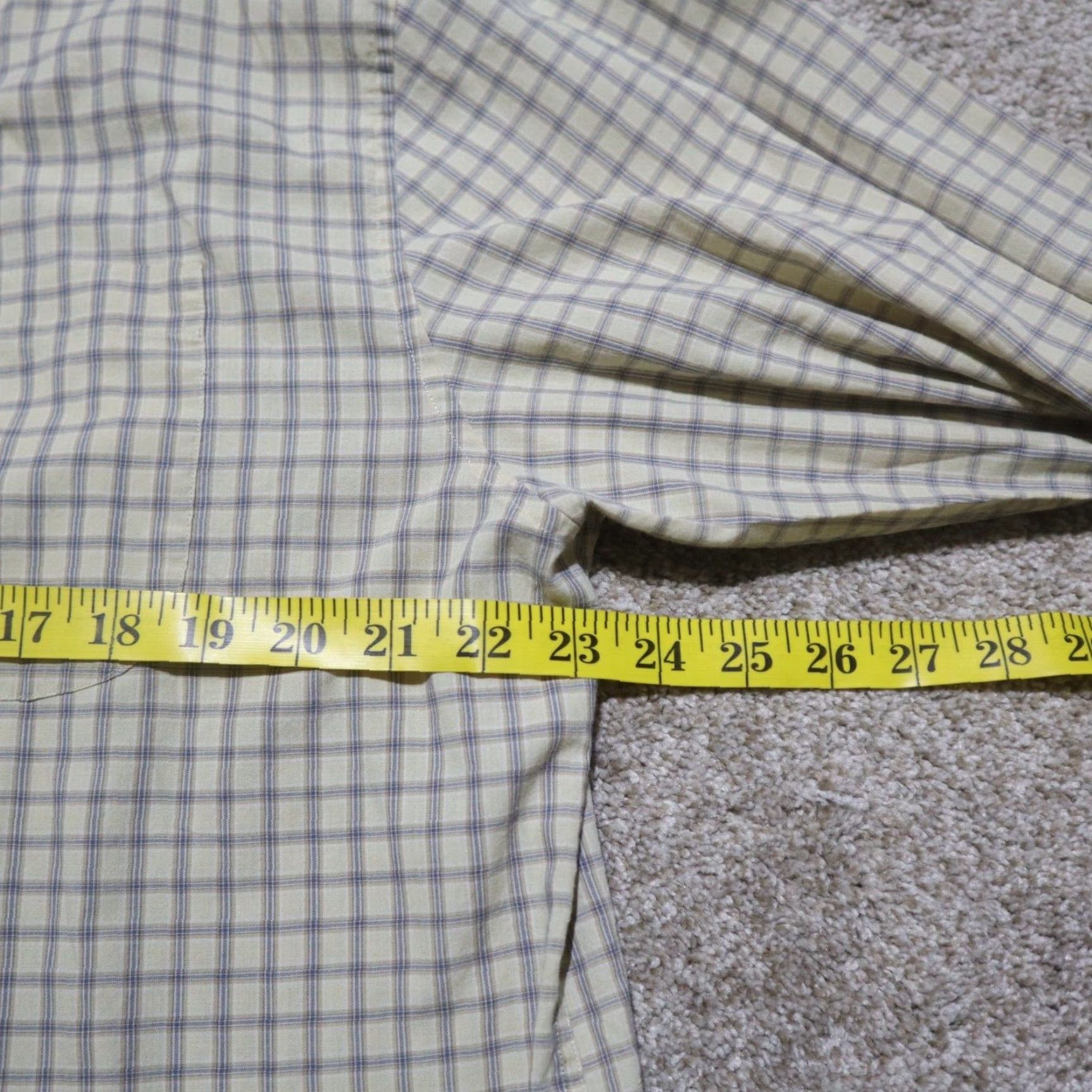 Vintage Saddlebred Shirt Button-Up Long Sleeve Plaid Tan Brown Pocket Men L Size Size US L / EU 52-54 / 3 - 5 Thumbnail