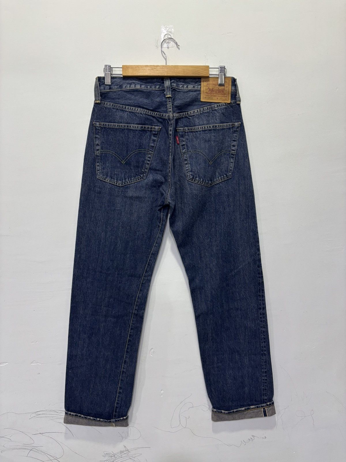 Levi's Vintage 501XX Big E Selvedge LVC Jeans Size US 30 / EU 46 - 5 Thumbnail