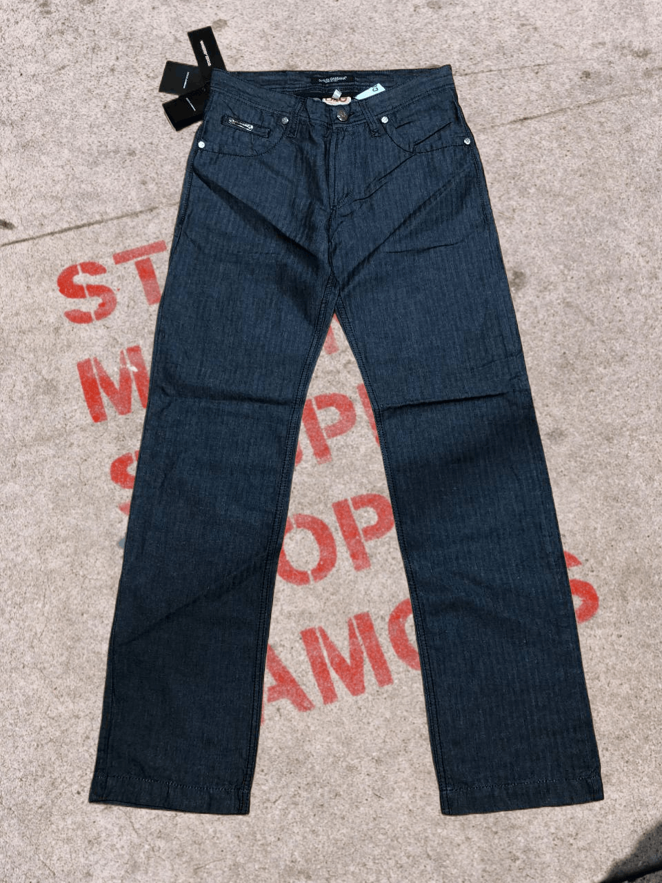 Dolce & Gabbana DOLCE & GABBANA Jeans Cotton Stretch Denim Size US 33 - 1 Thumbnail