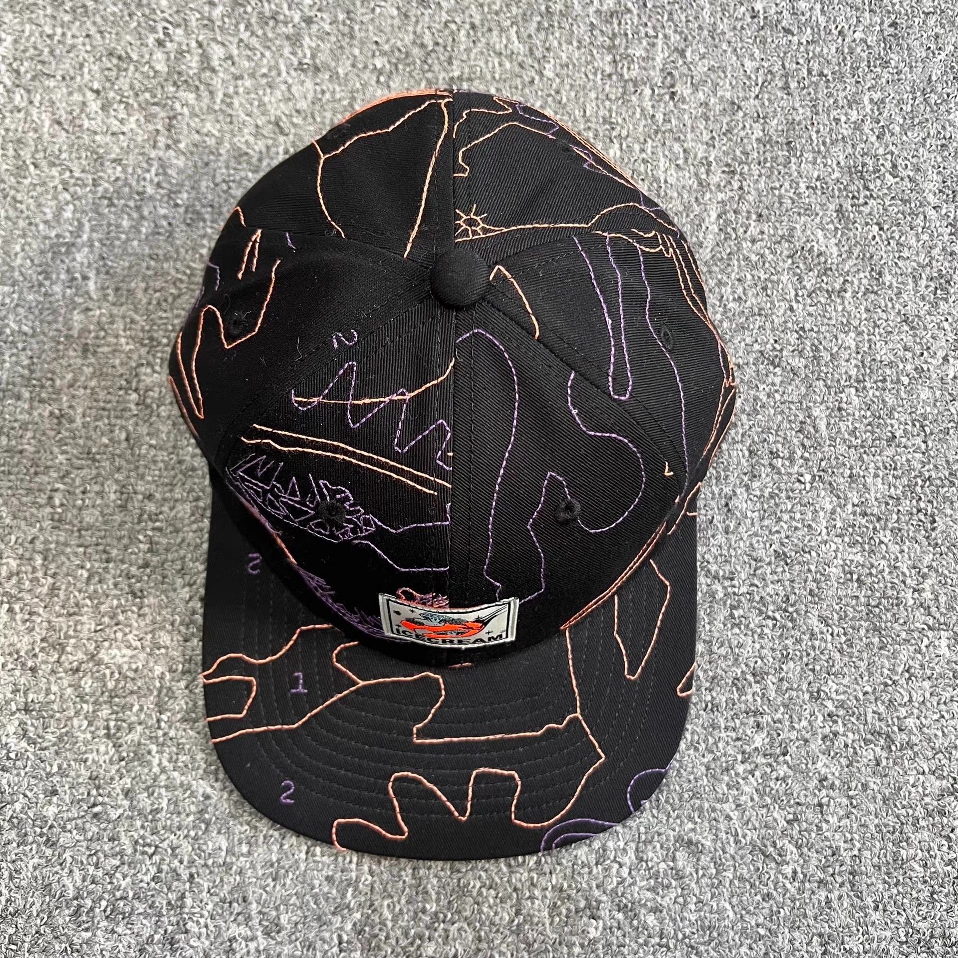 Billionaire Boys Club BBC ICECREAMSingle-LineEmbroideredBaseball Visor Sun Hat Q7 Size ONE SIZE - 8 Thumbnail