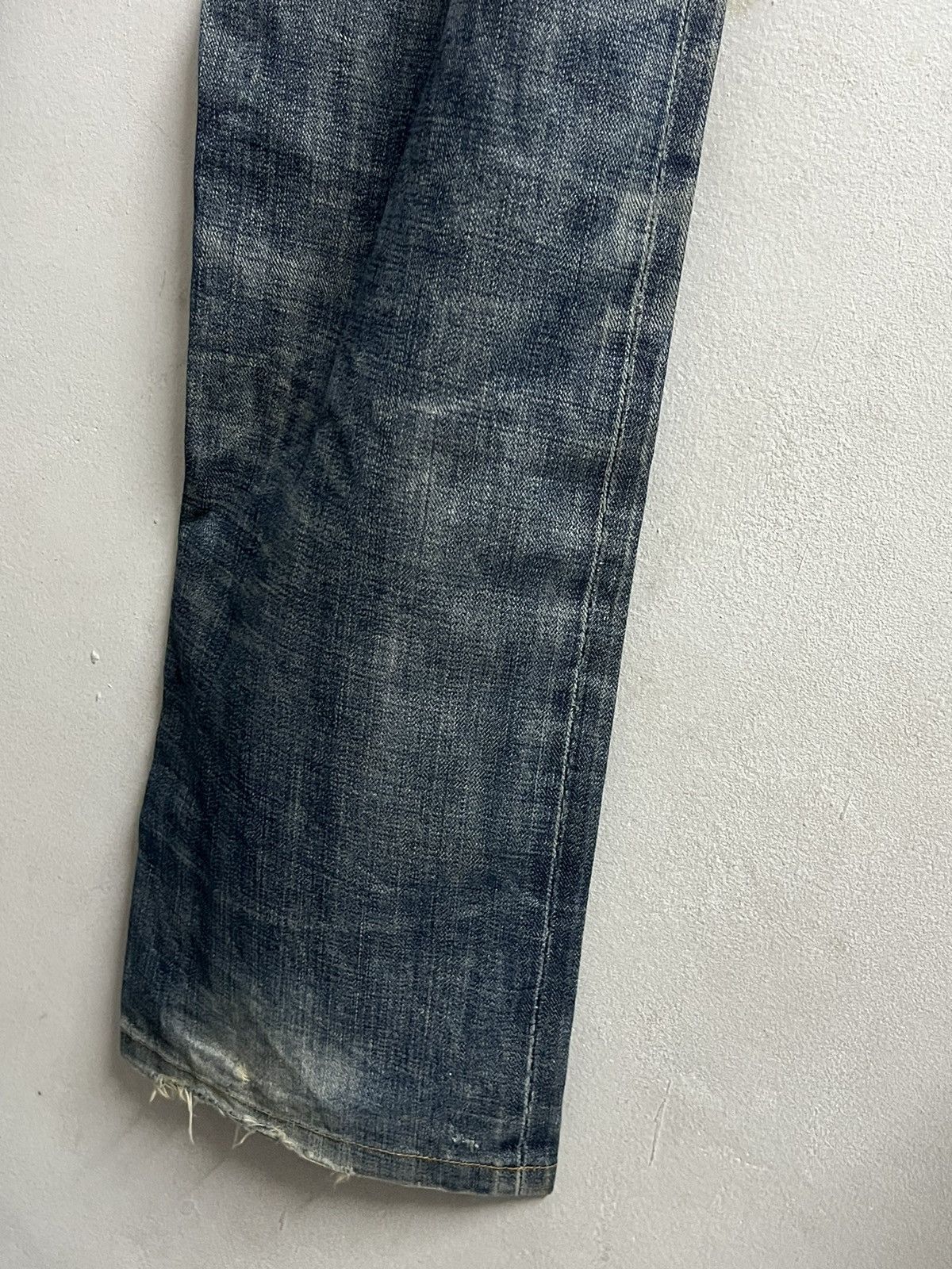 Vintage VINTAGE WRANGLER BLUE BELL SELVEDGE DENIM Size US 34 / EU 50 - 13 Thumbnail